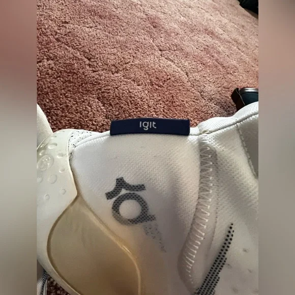 KD white and blue nike basketball shoes - Picture 5 of 5